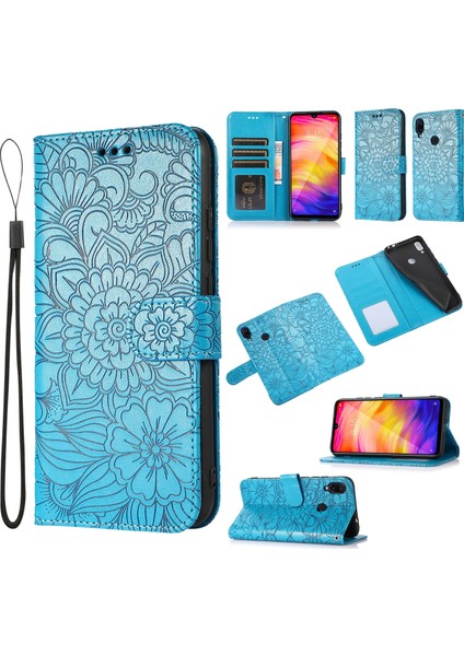 Xiaomi Redmi Not 7 Kılıf Için Mavi (Yurt Dışından) fiyatları