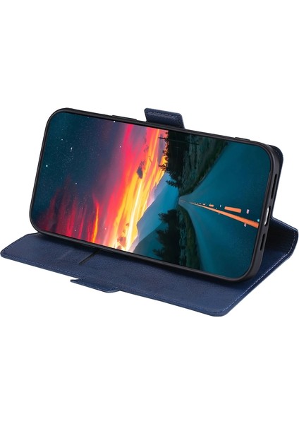 Zte Axon 30 Pro Için Kapaklı Telefon Kılıfı - Mavi (Yurt Dışından) fiyatları