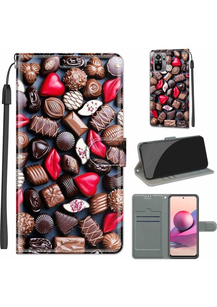 Xiaomi Redmi Not 10 4g / Not 10S Kılıf Için C06 Kırmızı Dudak Çikolata (Yurt Dışından) fiyatları