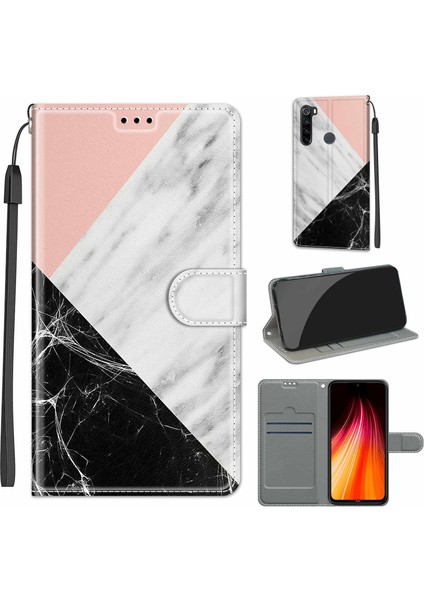 Xiaomi Redmi Not 8 Kılıf Için C07 Pembe Beyaz Siyah (Yurt Dışından) fiyatları