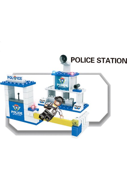 Polis Istasyon Yapboz Seti 1122 Parça Puzzle Çocuk Oyun Seti