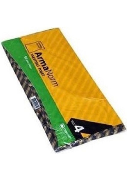 Zadipack Takviyeli Arma Norm Siyah Diagonal 40 x 50 cm 50'li No:4