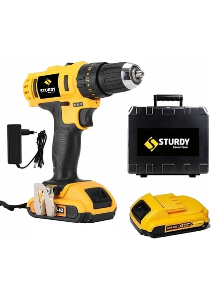 Power Tools 42 V 5 A  ESOTERİC SERİ çift akülü şarjlı  Professional  Vidalama Matkap