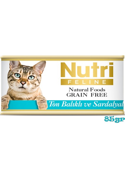 Ton&sardalya Balıklı Tahılsız 85gr Nutri Yaş Kedi Maması 6