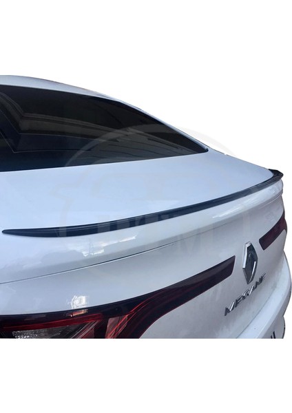 BTM Otomotiv Renault Megane 4 Sedan Bagaj Üstü Spoiler Piano Black