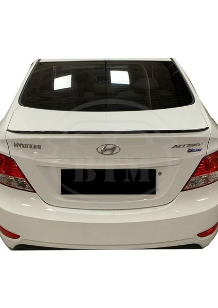 BTM Otomotiv Hyundai Accent Blue Bagaj Üstü Spoiler Piano Black