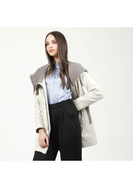 YB-2163/80 Gerçek Deri Kadın Kaban modelleri