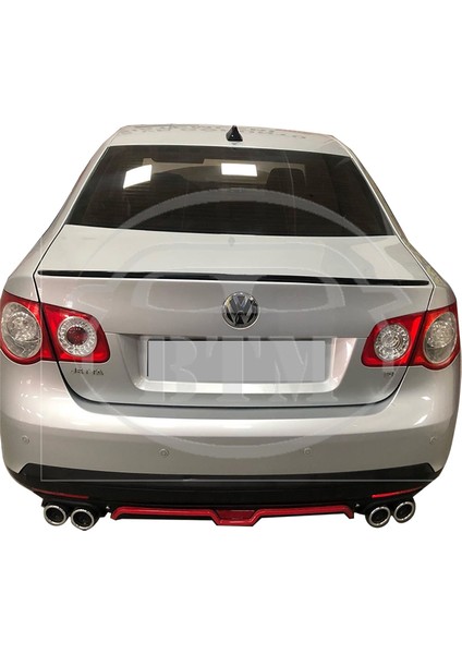 BTM Otomotiv Vw Jetta Mk5 Bagaj Üstü Spoiler Piano Black