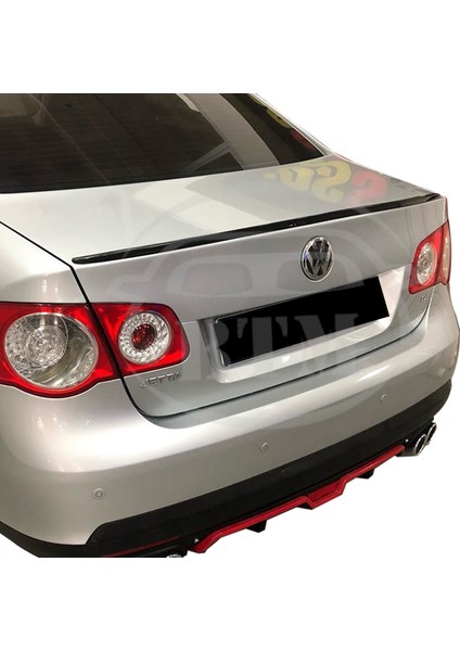 BTM Otomotiv Vw Jetta Mk5 Bagaj Üstü Spoiler Piano Black