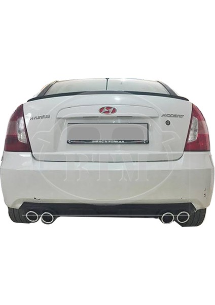 BTM Otomotiv Hyundai Accent Era Bagaj Üstü Spoiler Piano Black