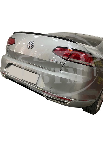 BTM Otomotiv Vw Passat B8 Bagaj Üstü Spoiler Piano Black