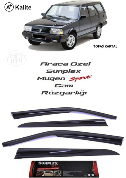 Tofaş Kartal Sunplex Marka Cam Rüzgarlığı Mugen 4'lü