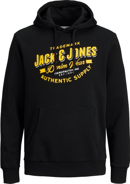 Logo Sweat Hood 2 Col 21/22 Noos Erkek Siyah Sweatshirt 12189736-02