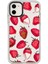 iPhone 12 Çikolatalı Çilek Desenli Candy Bumper Silikonlu Telefon Kılıfı 1