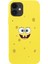 iPhone 12 Sponge Bob Tasarımlı Sarı Telefon Kılıfı 1