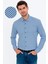 Erkek Lacivert Slim Fit Uzun Kollu Gömlek 50238724-VR033 1