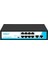 Hruı HR901-AF-8P2U 8 Port 10/100 8 Port Poe 2 Port Uplınk 120W Yonetılemez Desktop Swıtch 1