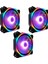 C-894 Rgb Rainbow Gökkuşağı 12CM Kasa Geniş Fan 2