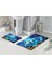 Yunuslar 3D Desenli Dijital Baskılı Banyo Paspası 1