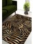 Cappio Zebra Desenli Kahverengi Halı (Makine'de Yıkanabilir) 2