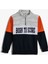 Baskılı Sweatshirt Fermuar Yaka Pamuklu 1