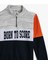 Baskılı Sweatshirt Fermuar Yaka Pamuklu 3