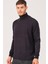 V0212 Erkek Turtleneck Kazak-Lacivert 3
