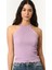 Z2022 Kadın Krop Bluz-Mor 1