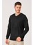 V0036 Erkek V-Neck Kazak-Antrasit 4