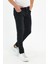Erkek Pantolon Skinny Fit Likralı Koyu Siyah Tırnaklı 2