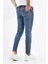 Erkek Pantolon Skinny Fit Likralı Düz Açık Mavinwtm 4
