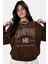 Mad Girls Kahverengi Kadın Sweatshirt MG930 1