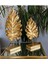 2'li Dekoratif Yaprak Set Gold 1