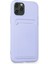 iPhone 11 Pro Kılıf Kamera Korumalı Kartvizitli Silikon Kelvin - Lila 2