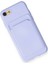 iPhone 7 Kılıf Kamera Korumalı Kartvizitli Silikon Kelvin - Lila 3