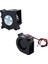 Dc 12V 40X40MM Salyangoz Fan Soğutucu Türbin Turbo Radyal Yazıcı 5