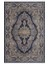 Silk 5156A Kemik Lacivert Klasik Desen Makine Halısı 1