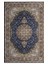 Silk 5158C Kemik Lacivert Klasik Desen Makine Halısı 1