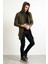 Slim Fit Kapüşonlu Pamuklu Örme Hırka Erkek Hırka 5896595 1