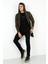 Slim Fit Kapüşonlu Pamuklu Örme Hırka Erkek Hırka 5896595 3