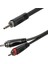 RX-K12905 5 Metre 3.5 mm Stereo - Çift Rca Gitar Ses Kablo 1