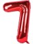 Kırmızı 7 Rakam Folyo Balon 100 cm 1