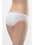 Kadın Beyaz 2'li Likralı Dantelli Bikini Külot 959 2