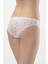 Kadın Beyaz 2'li Likralı Dantelli Bikini Külot 958 2