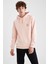 Regular Fit Kapüşonlu Sırt Baskılı Pamuklu Sweatshirt U9756AZ21AU 1