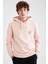 Regular Fit Kapüşonlu Sırt Baskılı Pamuklu Sweatshirt U9756AZ21AU 3