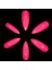 Neon Pembe Takma Tırnak Lüks Parlak Extra Uzun Sivri Uçlu Stiletto Nail Art Set 2