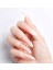 Pembe Beyaz Ombre French Takma Tırnak Lüks Parlak Extra Uzun Sivri Uçlu Stiletto Nail Art Set 1