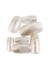 Gümüş Simli French Takma Tırnak Lüks Parlak Desenli Uzun Kare Ballerina Nail Art Yapıştırıcılı Set 2