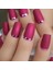 Pembe Mat French Takma Tırnak Lüks Profesyonel Uzun Kare Köşeli Ballerina Nail Art Yapıştırıcılı Set 1